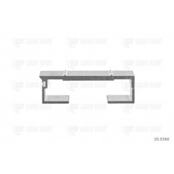 Alu profile 6/112mm ribbed