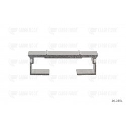 Alu profile 10/112mm-DS ribbed