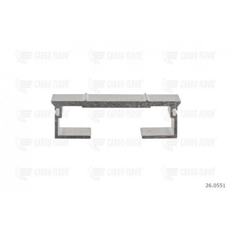 Alu profile 10/112mm-DS ribbed