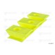 Plastic bearing block 3/97 height 32mm. (yellow/flat)