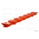 Supporto in plastica 7/112 altezza 35 mm. (Arancio)