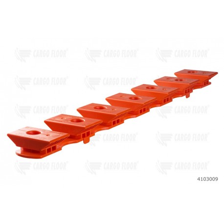 Supporto in plastica 7/112 altezza 35 mm. (Arancio)