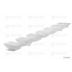 Striscia di supporto in plastica 7/112 [4.41 ''] altezza 32mm. [1.26 ''] (bianco)