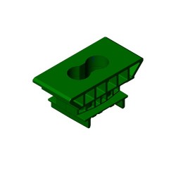 Supporto H44 a scatto 50mm (verde)