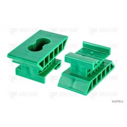 Supporto H44 pos. punto, 2 fori 6,5 mm (verde)