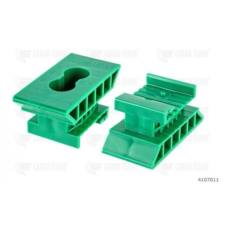 Bearing H44 pos. point, 2 hole 6,5 mm (green)