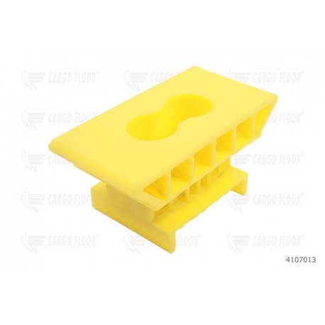 Bearing H46 pos. point, 2 hole 6,5 mm (yellow)