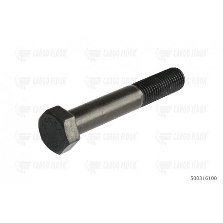 Hexagonal machine bolt M16x100 black (10.9)