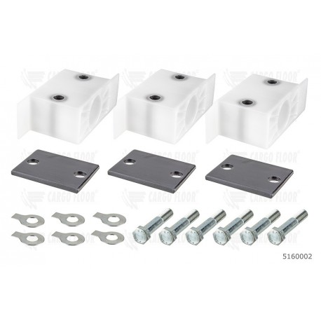 Set completo blocchi guida per 3 steli cilindro (CF300 / CF500)