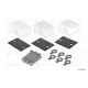 Set Guide blocks for 3 piston rods CF100/CF150 (complete)