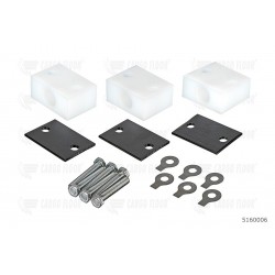 Set Guide blocks for 3 piston rods CF100/CF150 (complete)