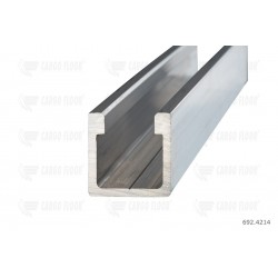 Profilo a U in alluminio 25x25mm (per Snap-on)