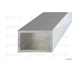 Alu box section (tube) 40x25x2 mm.