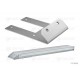 Shaped stainless steel anti wear profile