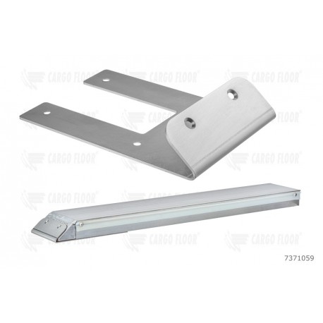 Shaped stainless steel anti wear profile