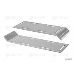 Aluminum antiwear protection strip 5 mm. incl. holes for welding