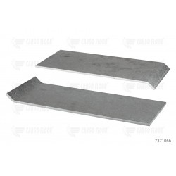 Aluminum antiwear protection strip 5 mm. excl. holes for welding (156,8mm)