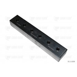 Drilling jig CF500 / CF100, with 6 holes for shoe length 240 mm. [9.45'']